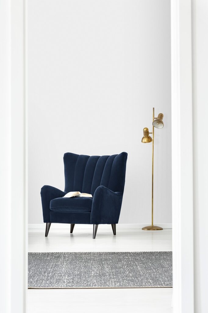 sofa, lamp, wall, rug, sofa, sofa, rug, rug, rug, rug, rug